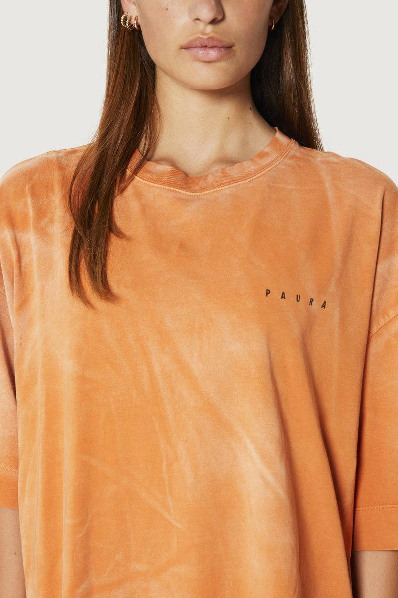 Paura SAID OVERSIZED T-SHIRT ORANGE Hotsell
