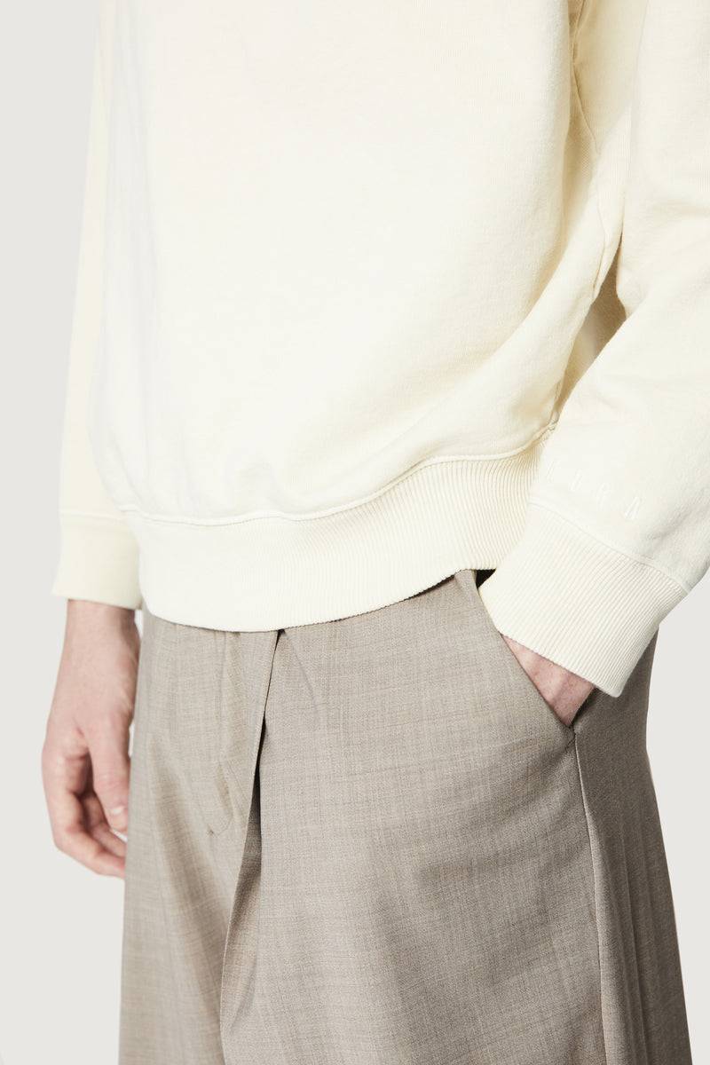 Paura SAMUEL CREWNECK SWEATSHIRT COSMIC LOGO OFF-WHITE Vendita Economica