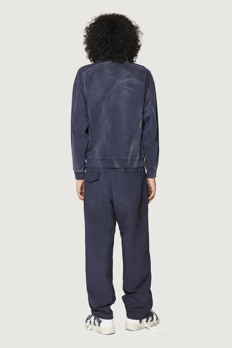 Paura SAMUEL CREWNECK SWEATSHIRT DARK BLUE Saldi Di Fabbrica