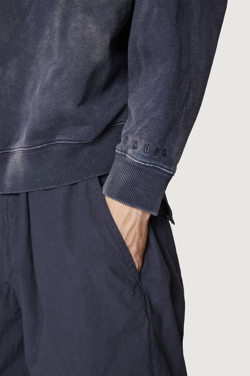 Paura SAMUEL CREWNECK SWEATSHIRT DARK BLUE Saldi Di Fabbrica