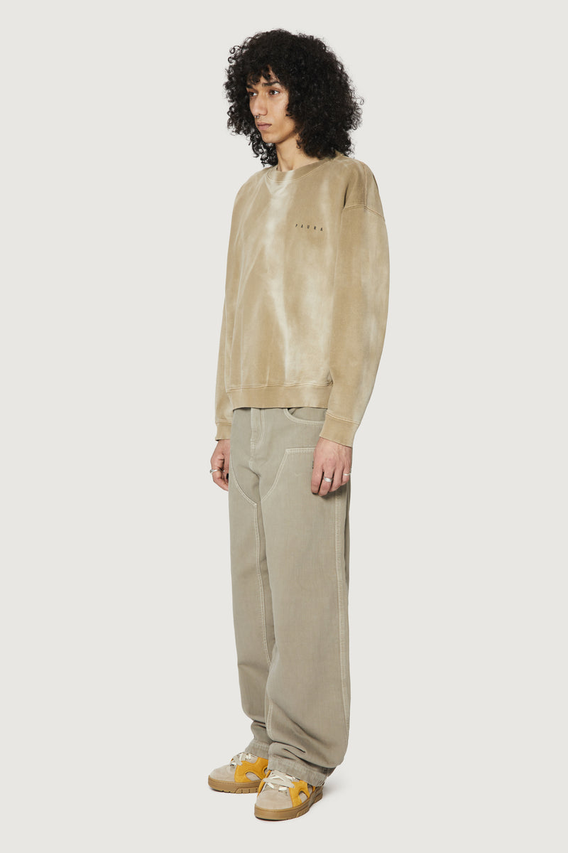 Paura SAMUEL CREWNECK SWEATSHIRT MUD I Più Venduti