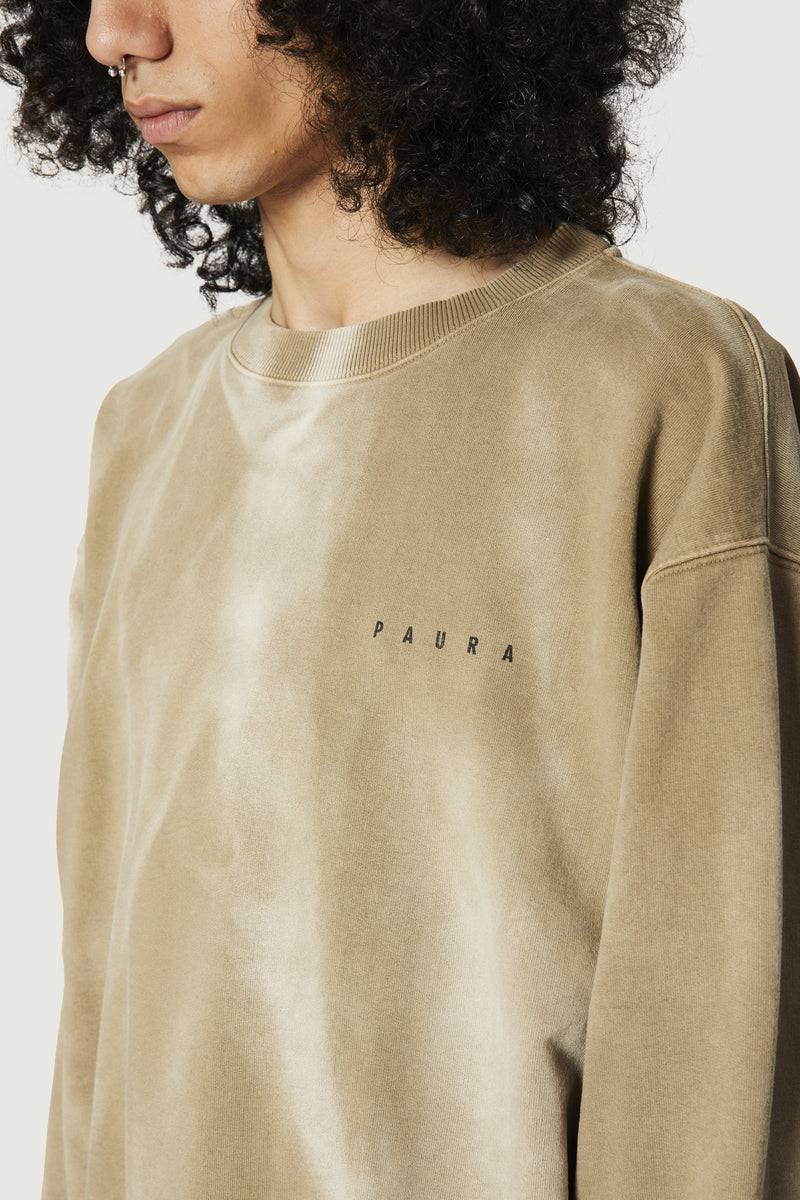 Paura SAMUEL CREWNECK SWEATSHIRT MUD I Più Venduti