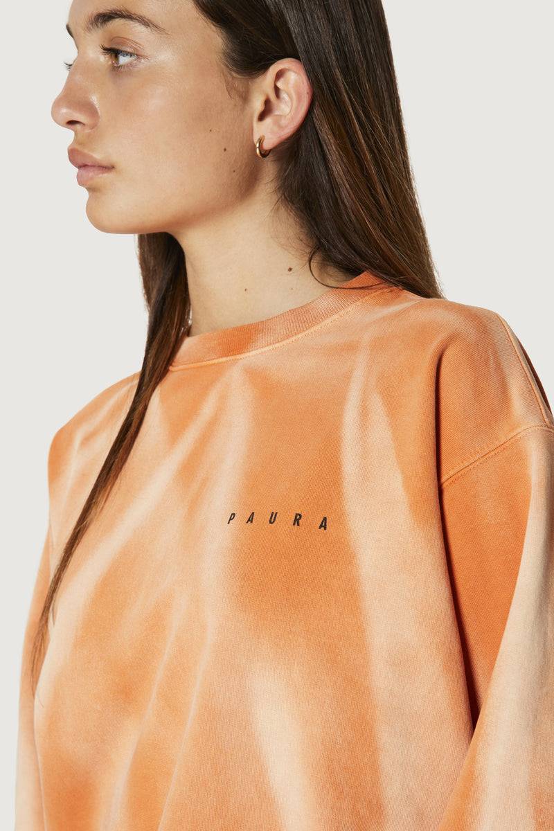 Paura SAMUEL CREWNECK SWEATSHIRT ORANGE Vendite Flash