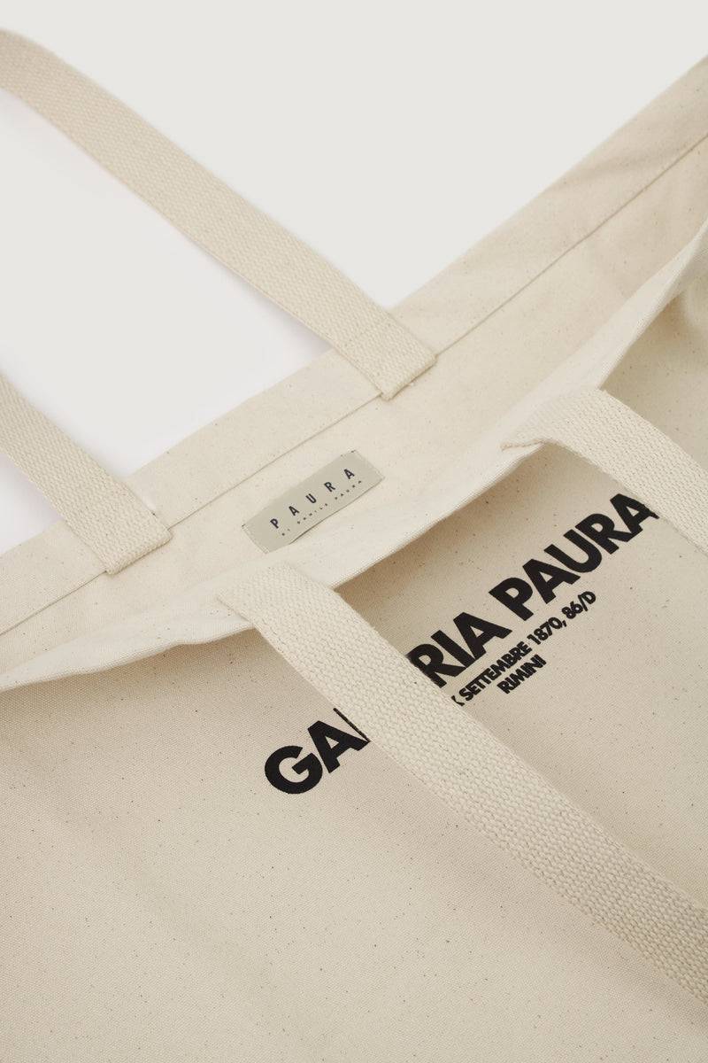 Paura NORA TOTE BAG OFF WHITE 2025
