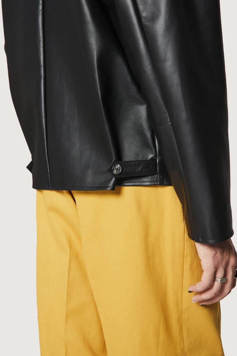 Paura RAFA LEATHER JACKET BLACK Vendita