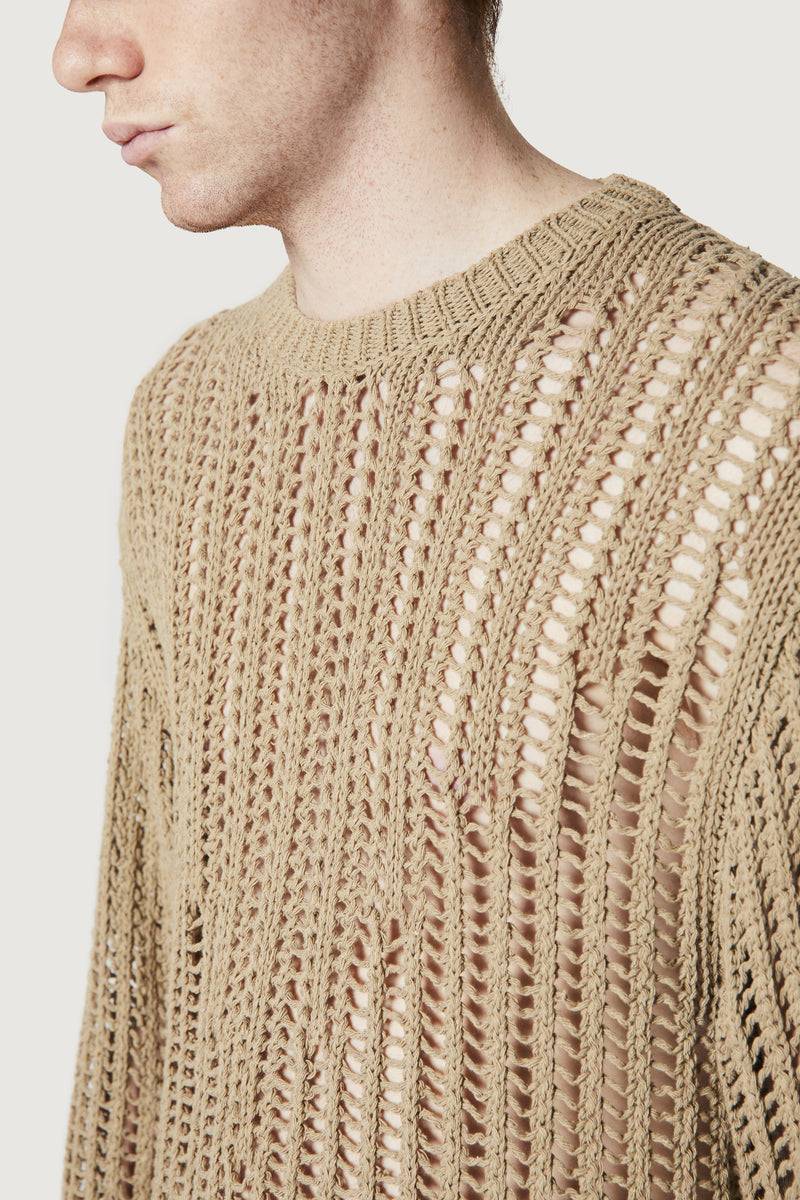 Paura RAOUL SWEATER MUD Negozi Online