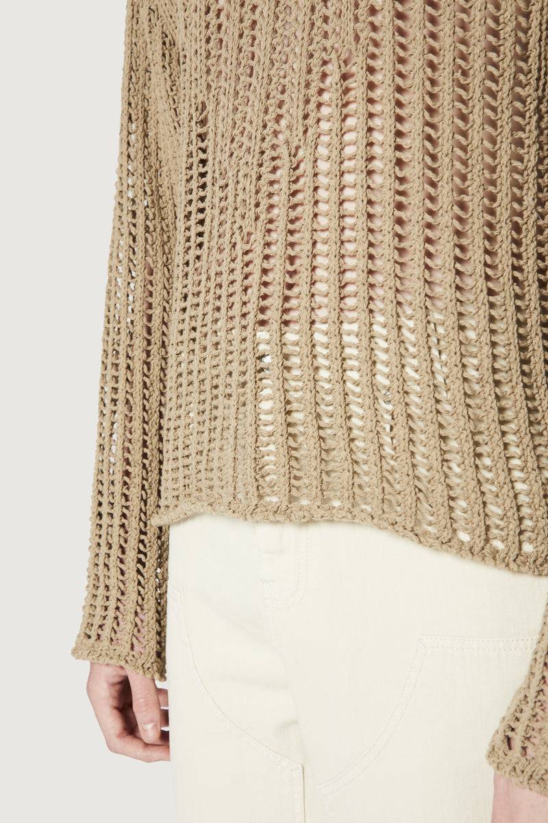 Paura RAOUL SWEATER MUD Negozi Online