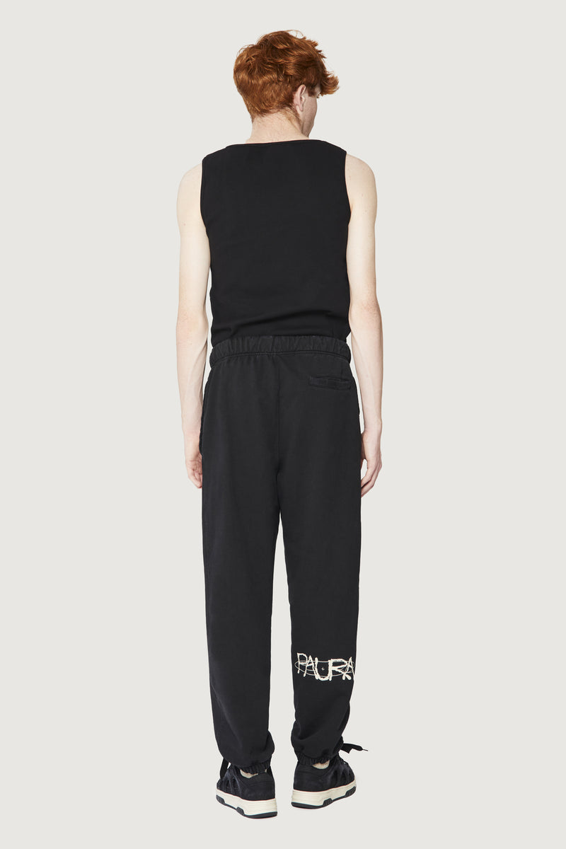 Paura RASHA SWEATPANTS COSMIC LOGO BLACK Acquista Ora