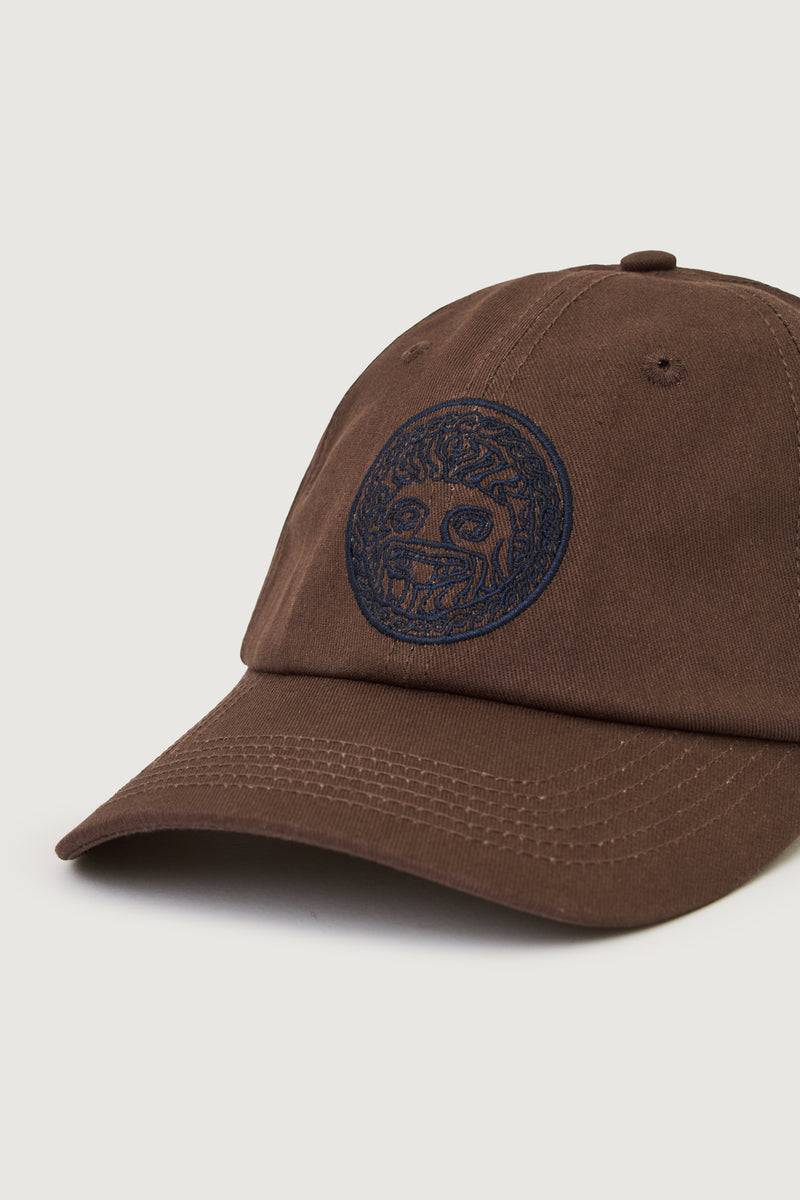 Paura RAY DAD HAT BROWN/BLUE Shopping Online