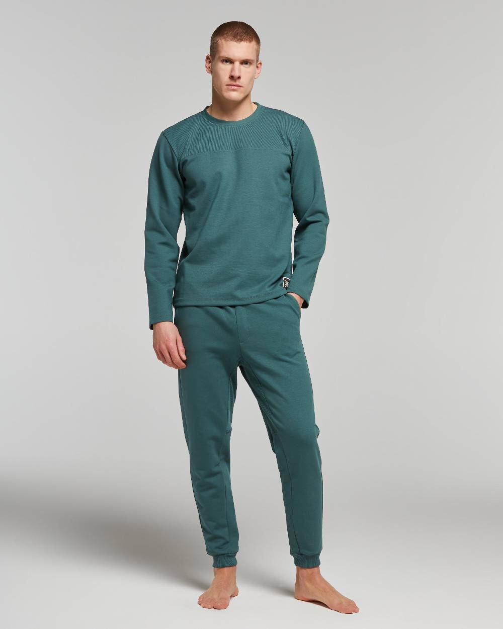 Pompea Set Completo Tuta uomo Freetime (Verde foresta) Outlet