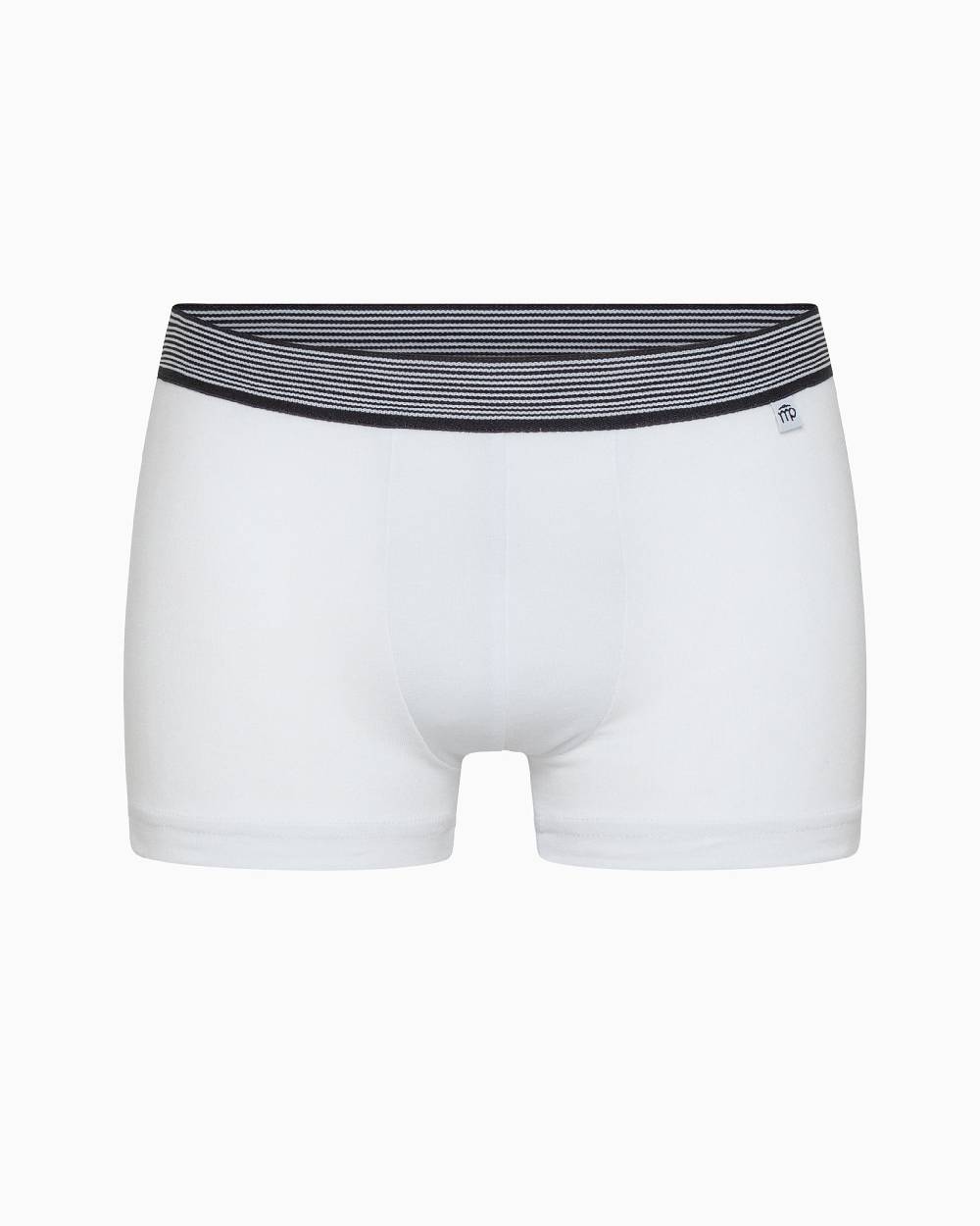 Pompea Boxer bimbo in cotone organico con elastico a righe Economico