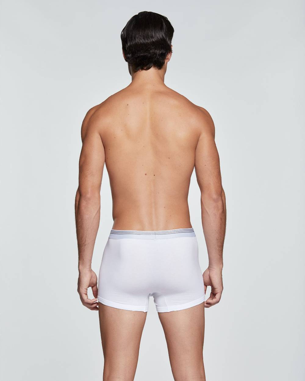 Pompea Boxer in cotone Player con cinturino in contrasto In Linea