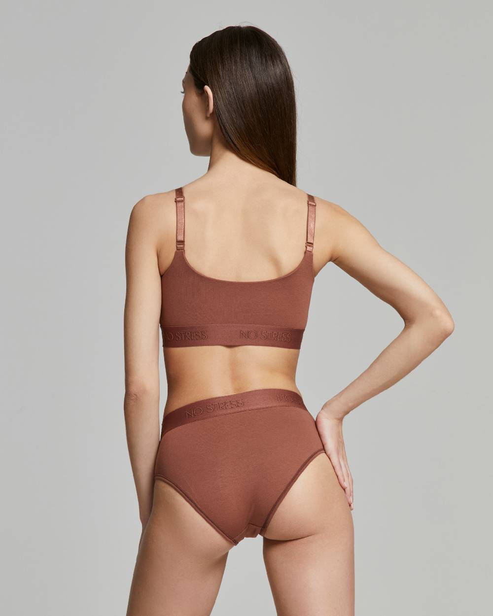 Pompea Brassiere no stress cotone modal Nuovo