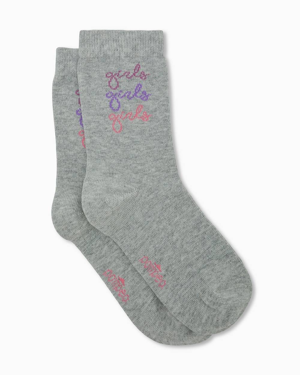 Pompea Calza bimba Tilde con scritta jacquard Italy