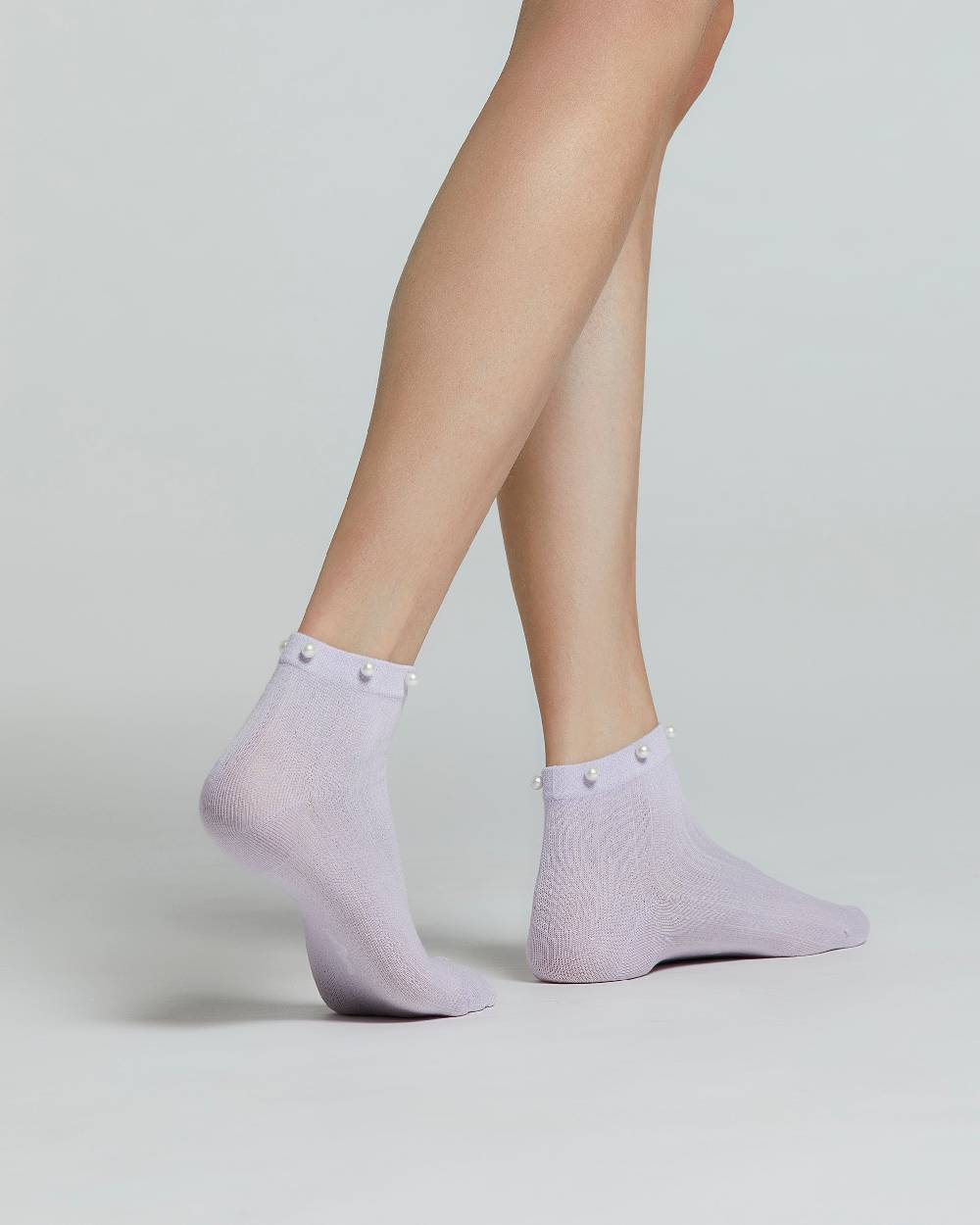 Pompea CALZA COTONE MORGANA CON PERLE Spedizione Gratuita