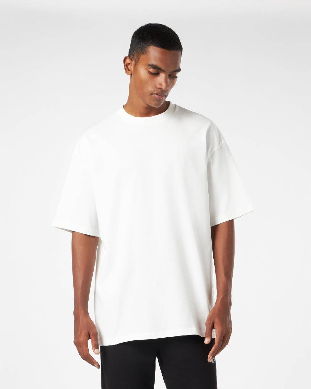 Phobia Archive WHITE T-SHIRT WITH GOTHIC LOGO Sconto