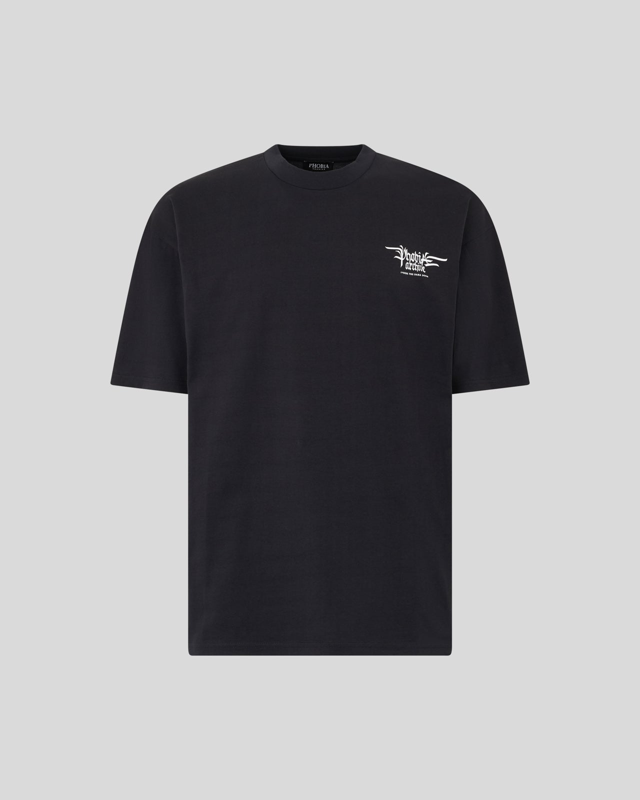 Phobia Archive T-SHIRT NERA CON GRAFICA FIERY COBRA ARANCIONE Offerta