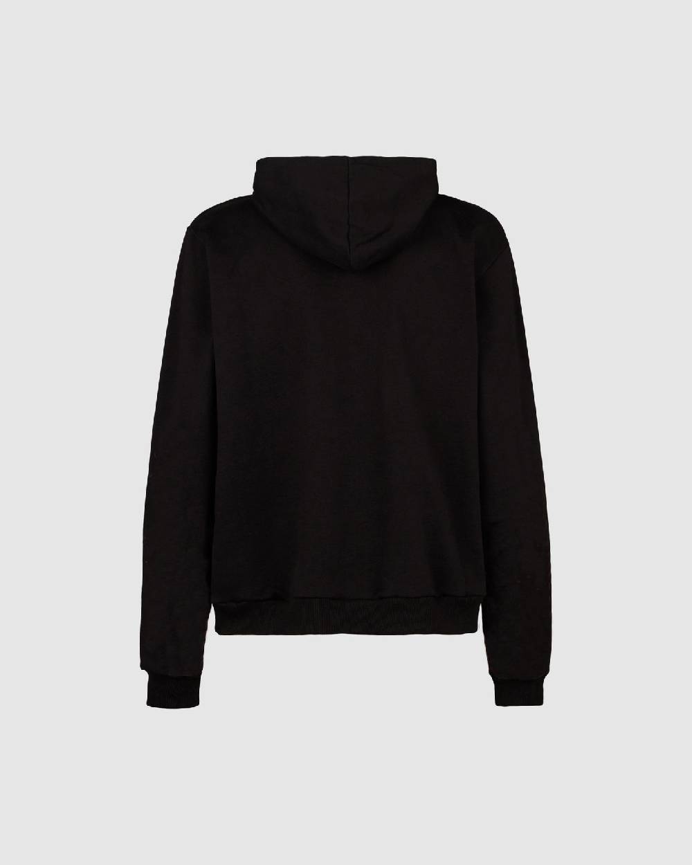 Phobia Archive FELPA CON CAPPUCCIO NERA CON FULMINI GRIGIO CHIARO Economico