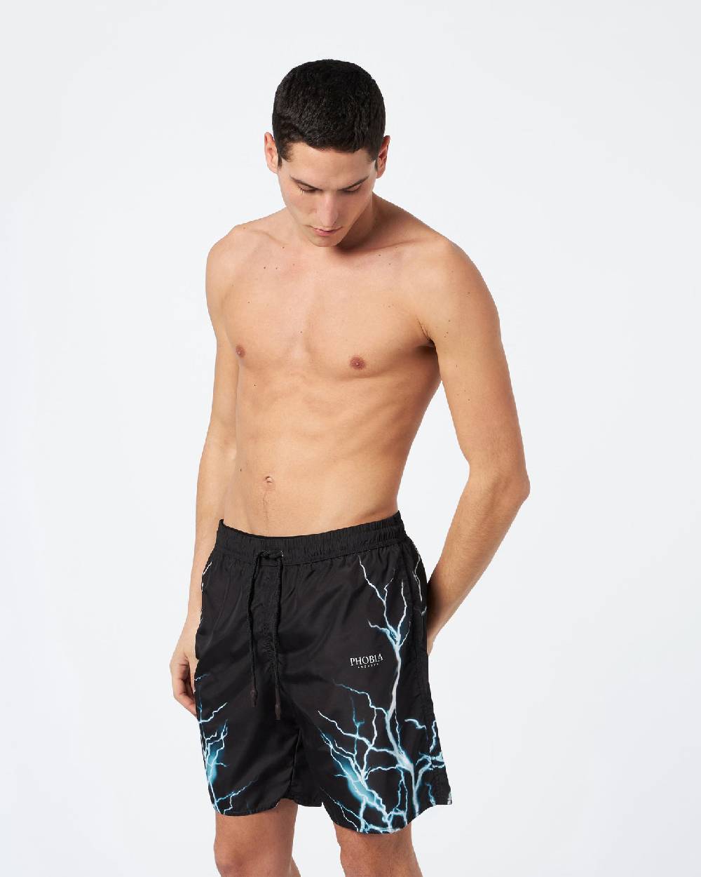 Phobia Archive COSTUME NERO CON FULMINI AZZURRI Promozione