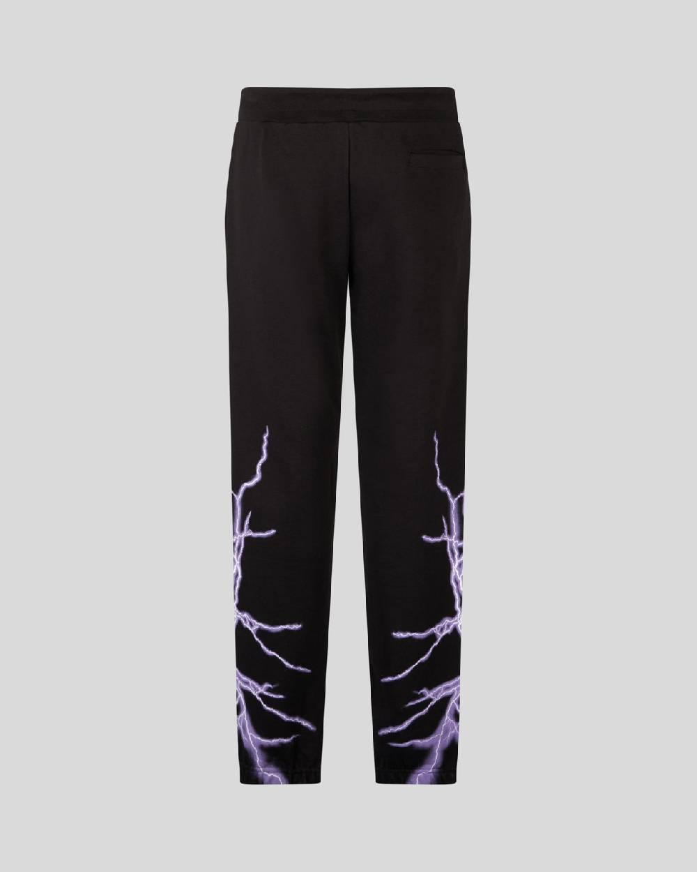 Phobia Archive PANTALONE NERO CON FULMINE LATERALE VIOLA Negozi Online