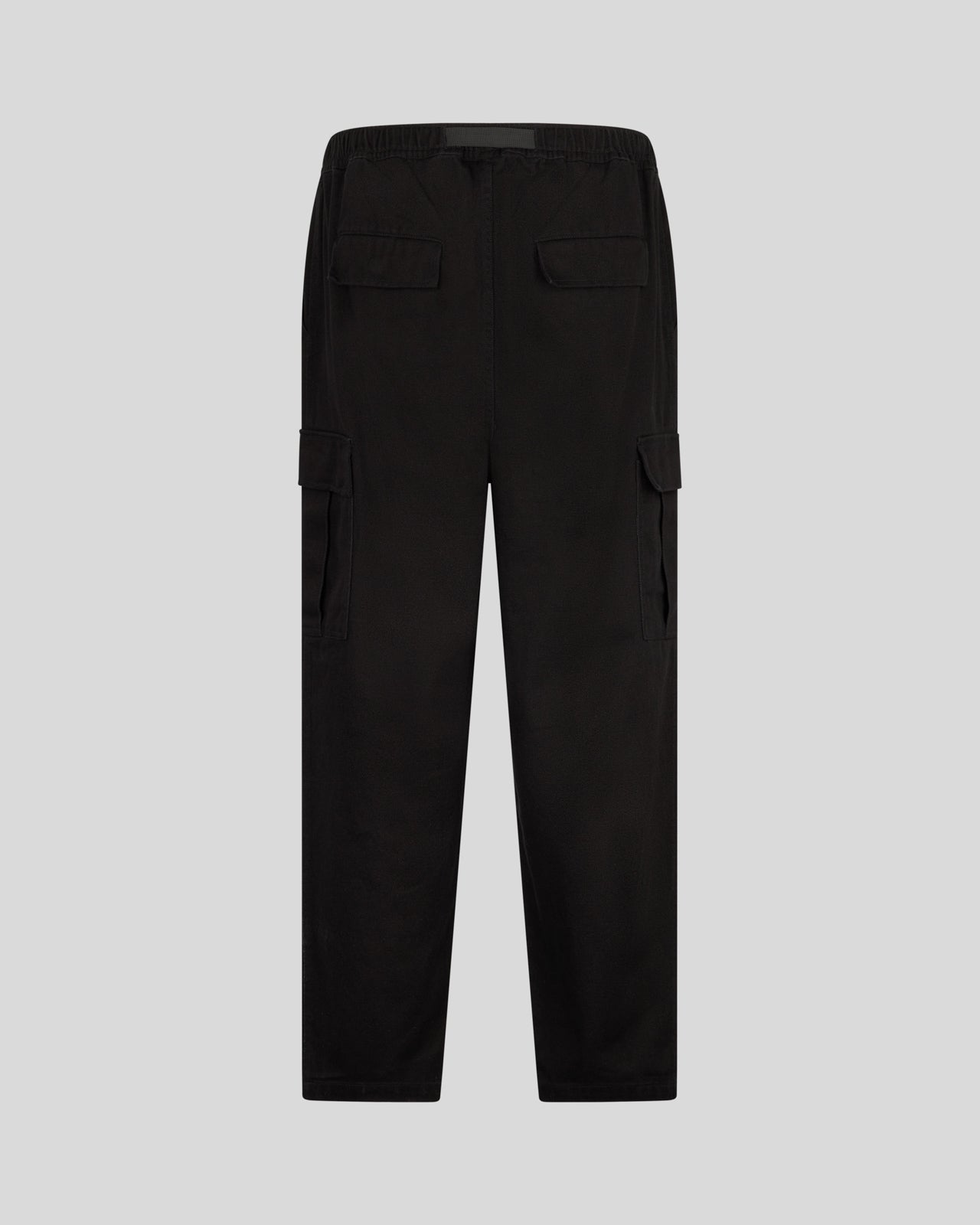 Phobia Archive PANTALONE CARGO NERO CON ETICHETTA METALLICA Prezzo Ridotto