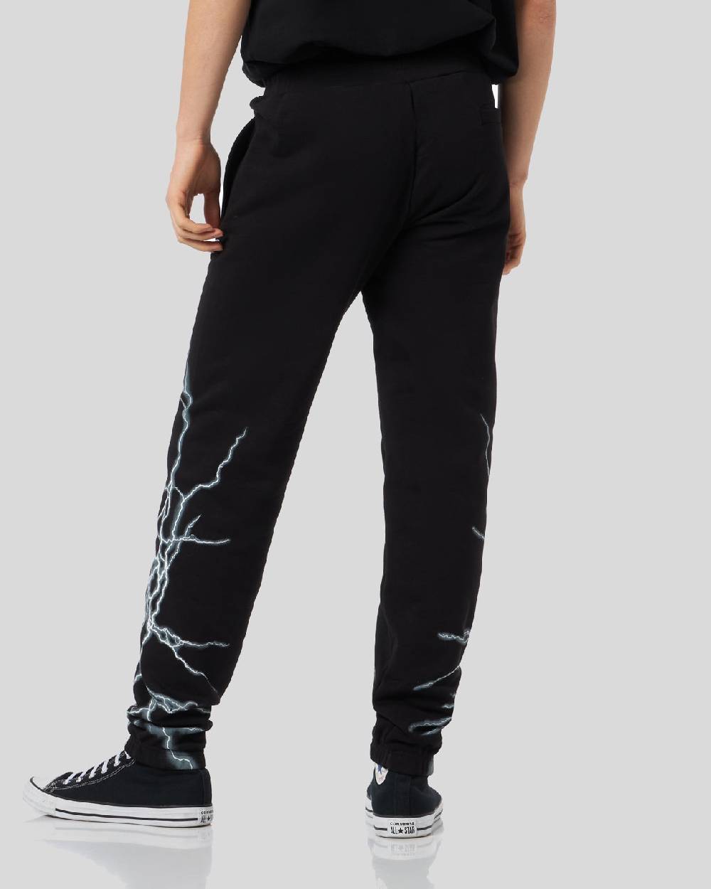 Phobia Archive PANTALONE NERO CON FULMINE LATERALE BIANCO Affare Del Giorno