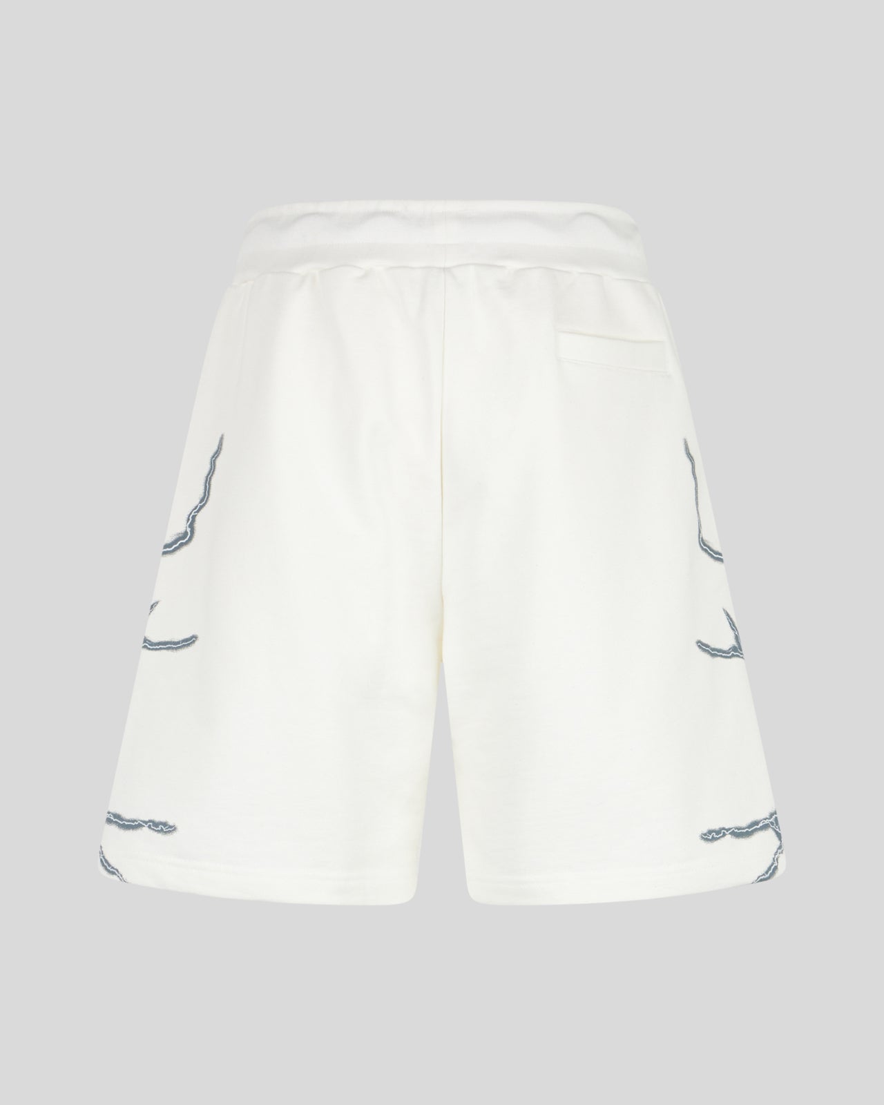 Phobia Archive PANTALONCINO BIANCO CON FULMINI LATERALI GRIGI Offerte