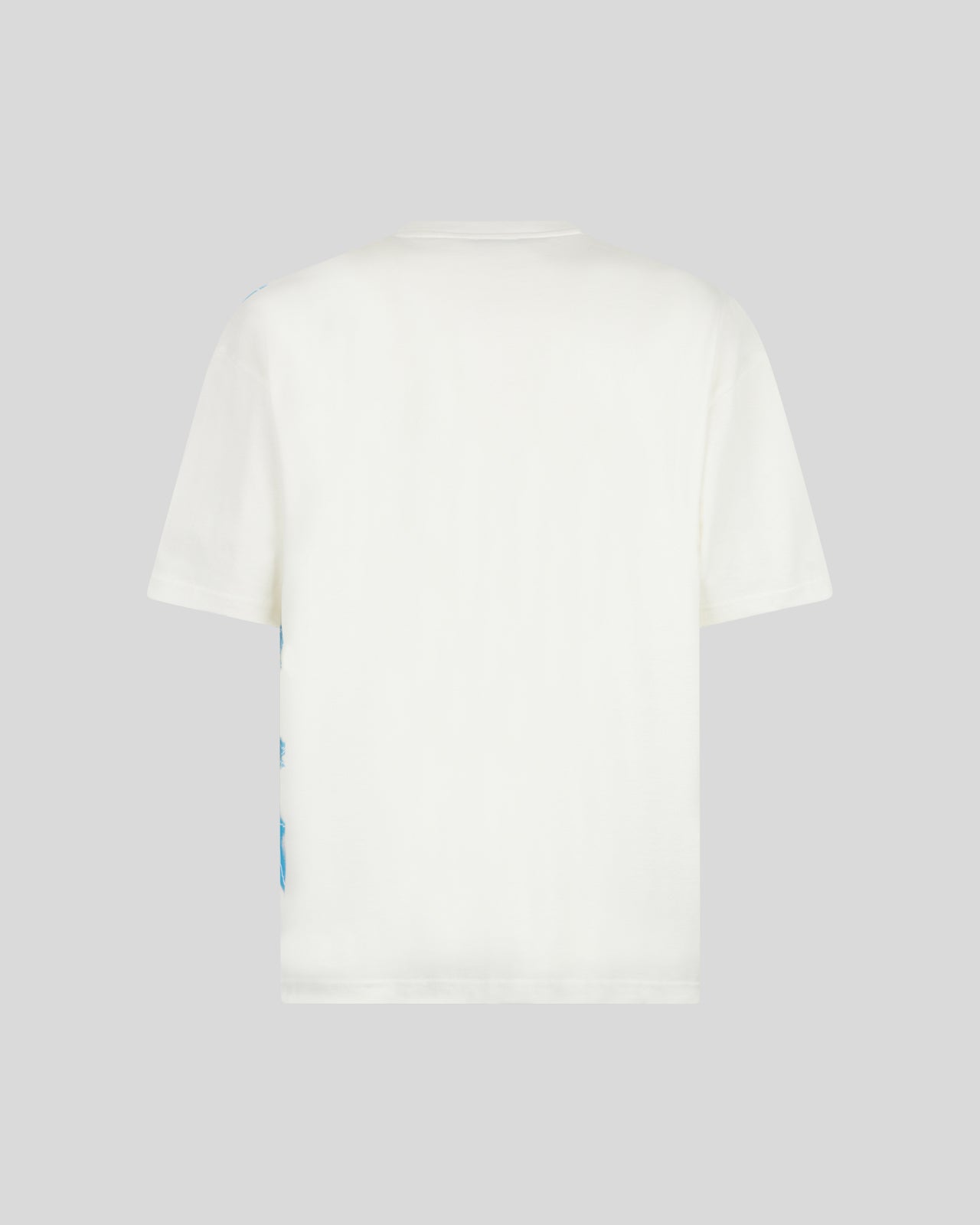 Phobia Archive T-SHIRT BIANCA CON FULMINI LATERALI AZZURRI Qualità Garantita