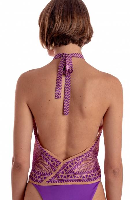 Pin Up Stars TOP FOULARD STAMPA TIGER SUN Offerta