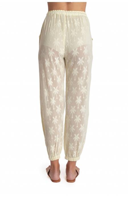Pin Up Stars PANTALONE RICAMO PALME Soddisfazione Garantita