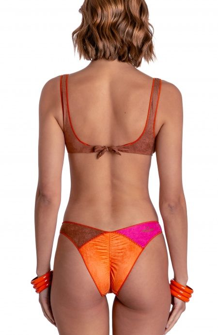 Pin Up Stars BIKINI BRASSIERE DAINETTO CON ACCESSORIO PATCHWORK Fino Al -60%