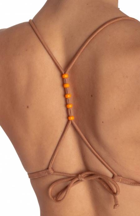 Pin Up Stars BIKINI TRIANGOLO IMBOTTITO RICAMO PALME Sconto