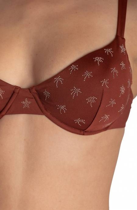 Pin Up Stars BIKINI BALCONCINO FERRETTO CON BORCHIE PALMETTE Economico
