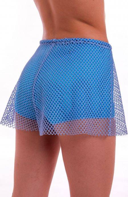 Pin Up Stars Short Rete Lurex Con Culotte Ricamo Fiori Paillettes Nuovo