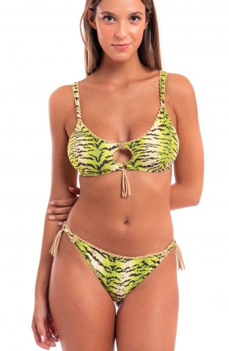 Pin Up Stars Bikini Brassiere Stampa Tigre Ricamo Punto Cavallo Vendita Calda