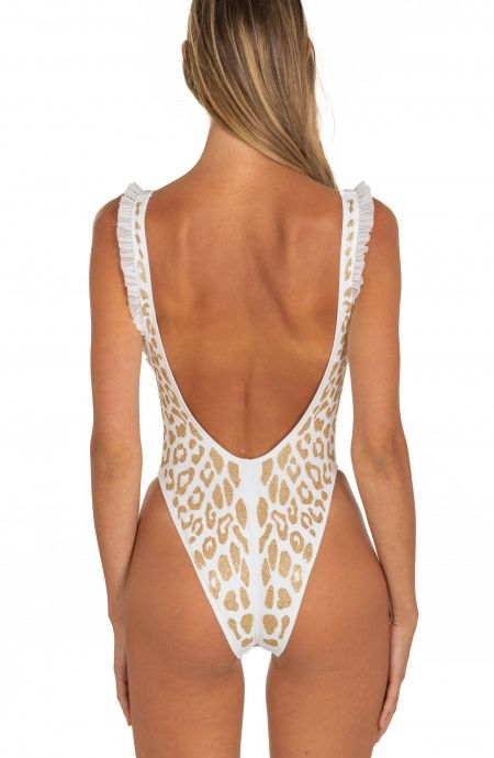 Pin Up Stars Costume Intero Olimpionico Maculato Lurex Negozio