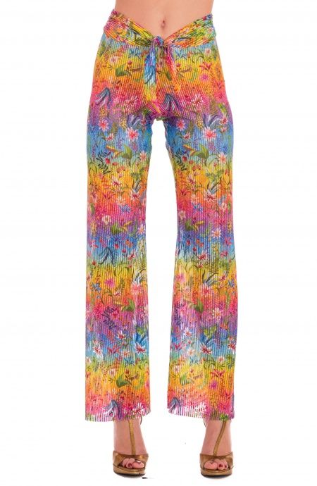 Pin Up Stars Pantalone Flower Rainbow Pezzi Unici