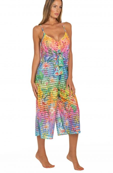 Pin Up Stars Tuta Lunga Rainbow Flower Soddisfazione Garantita