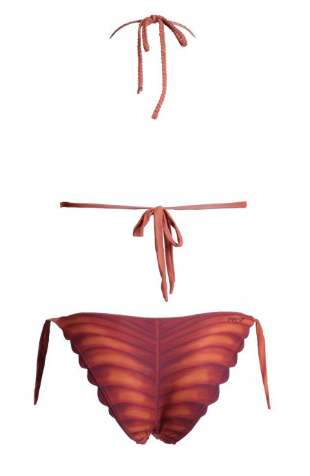 Pin Up Stars Bikini Triangolo Imbottito Foglia In Lycra Riciclata ACQUISTA ORA