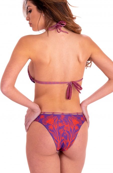 Pin Up Stars Bikini Triangolo Imbottito Slip Culotte Tessuto Rete Nido D'Ape Stampa Principe Azzurro Negozio