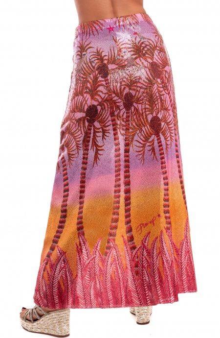 Pin Up Stars Gonna Lunga Paillettes Palm Paradise Shopping Online