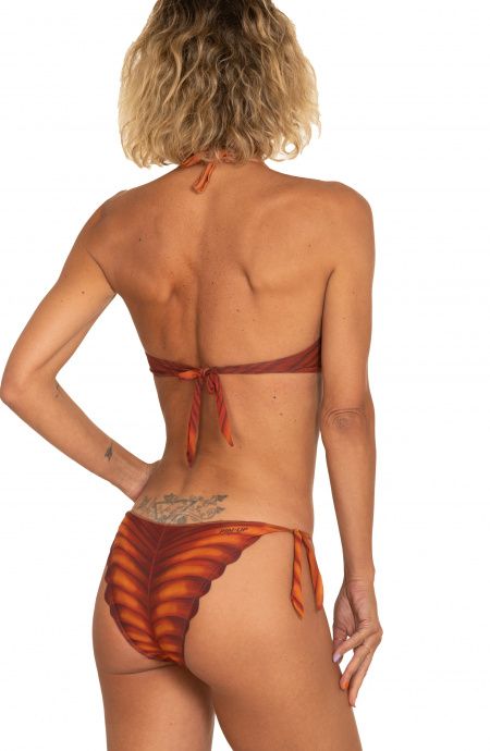 Pin Up Stars Bikini Balconcino Con Ferretto Foglia In Lycra Riciclata 2025