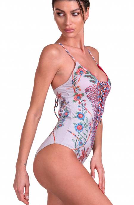 Pin Up Stars Costume Da Bagno Intero Incrociato Camaleonte Outlet