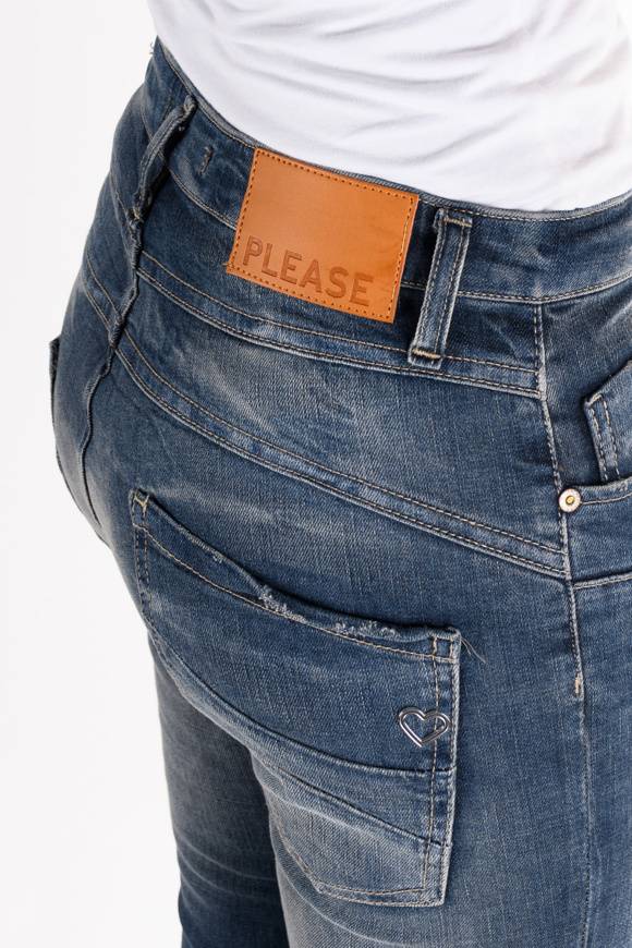 Please Jeans Please - Jeans P78 PL3 - Blu Denim Shopping Online