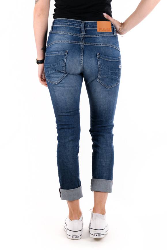 Please Jeans Please - Jeans P78 E25 - Blu Denim Prezzo Ridotto