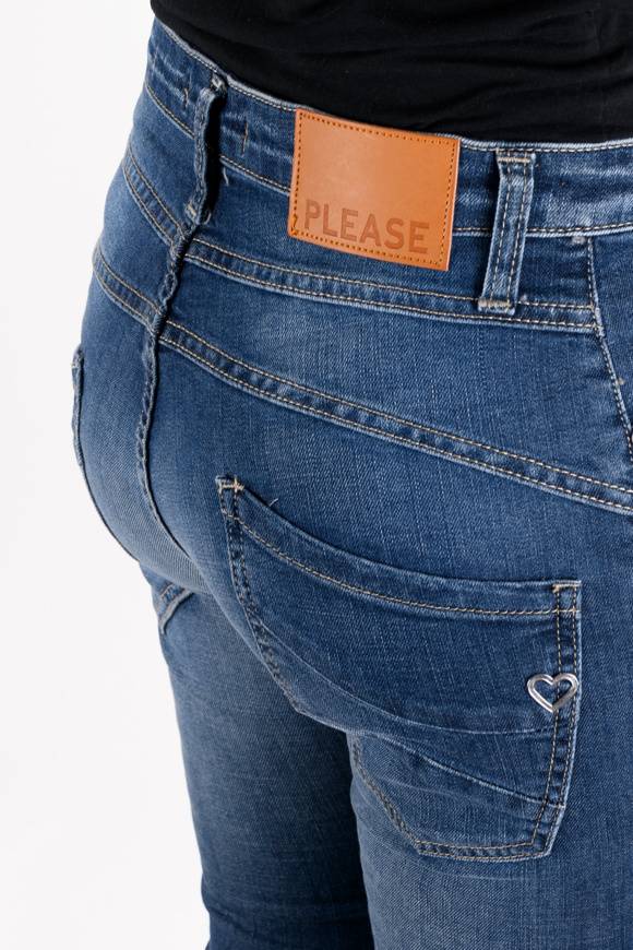 Please Jeans Please - Jeans P78 E25 - Blu Denim Prezzo Ridotto