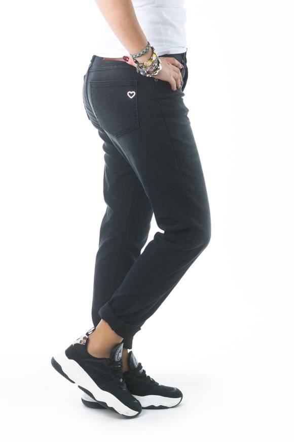 Please Jeans Please - Jeans P33 M7Q - Nero Denim Novità