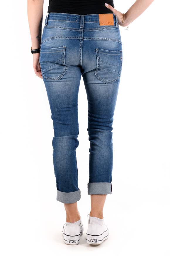 Please Jeans Please - Jeans P78 EHP - Blu Denim Sconto