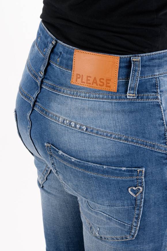 Please Jeans Please - Jeans P78 EHP - Blu Denim Sconto