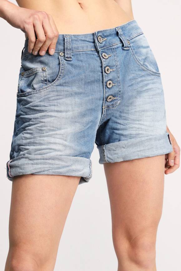 Please Jeans Please - Shorts P88 E13 - Blu Denim Offerta